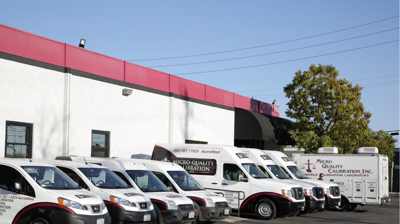 We now employ a fleet of 15+ vehicles to accommodate our busy route of deliveries, pickups, and on-site appointments. Photo