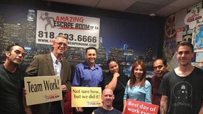 Luckily we all escaped. Photo